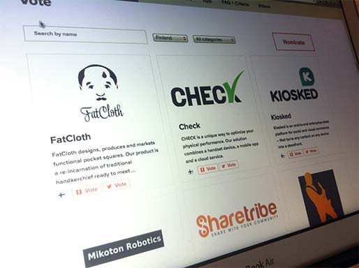 FatCloth Nominated for Nordic Startup Awards!