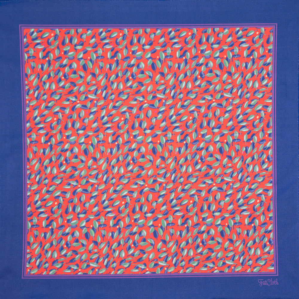 FatCloth Oswald pocket square – a multipurpose accessory for men’s attire featuring a fruity design