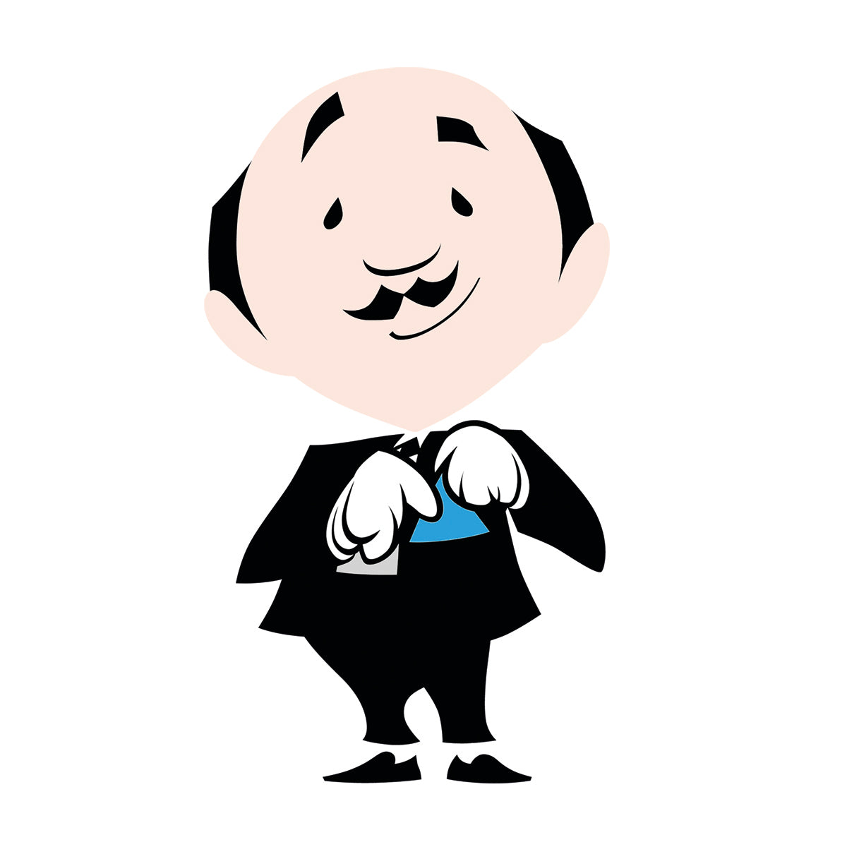 FatCloth's hero Vincent showing how to wear the pocket square