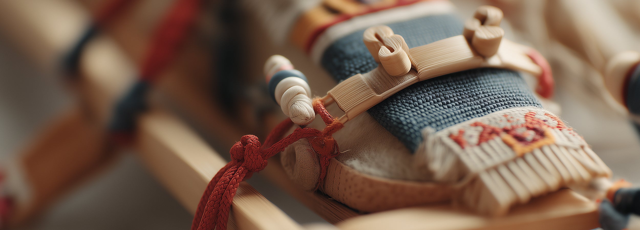 Traditional style Sámi handwork illustrated by AI