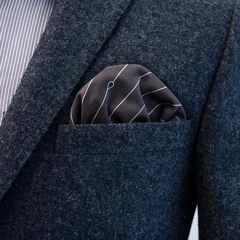 Subtle FatCloth Bernie Gray is stylish accessory for suits and formal wear