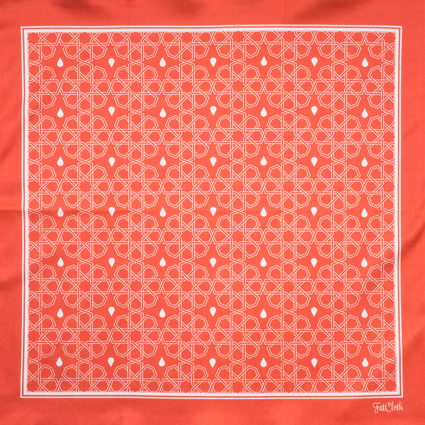 nspired by ancient Arabic patterns FatCloth Butrus Orange is a modern version of the geometric designs native to the Middle Eastern region