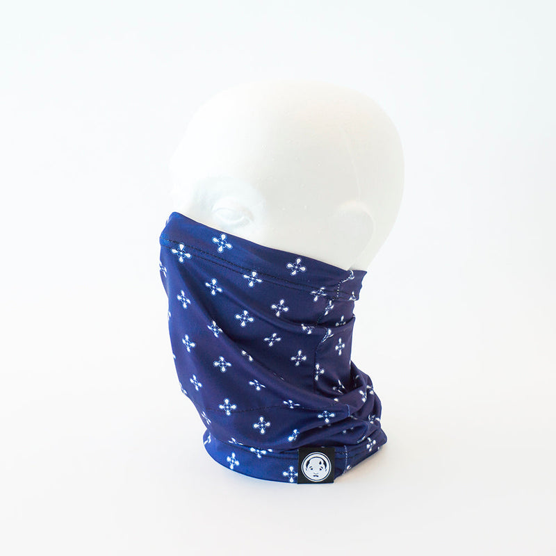 Stylish blue mask with extra protection – FatCloth Lucas Turtle Scarf is the perfect men’s multipurpose accessory