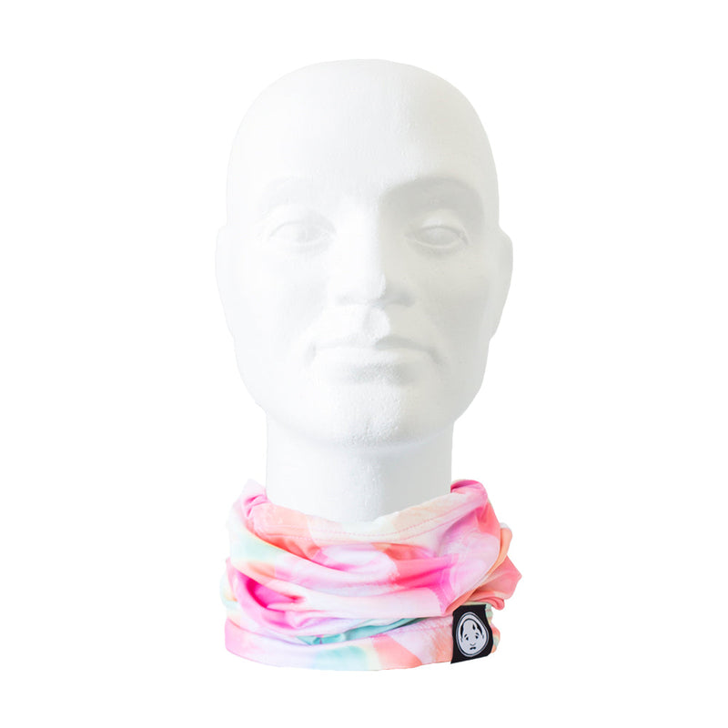 Multipurpose FatCloth Miles Turtle – a modern ascot scarf in dandy watercolour pink  