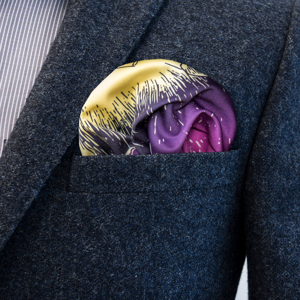 Moomin Lantern Pocket Square