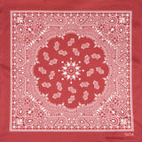 FatCloth Salvatore Red pocket square – multipurpose microfiber handkerchief with re-designed bandana pattern