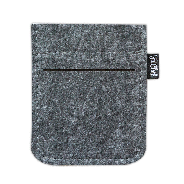 FatCloth pocket square holder felt grey front