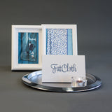 Two trendy FatCloth multipurpose pocket square Aslak & Knut framed as artworks