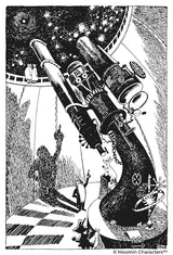 FatCloth for Moomin Observatory is based on Tove Jansson’s original black & white artworks drawn for her enchanting novels