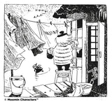 FatCloth for Moomin Spring is based on Tove Jansson’s original black & white illustrations created for her timeless novels